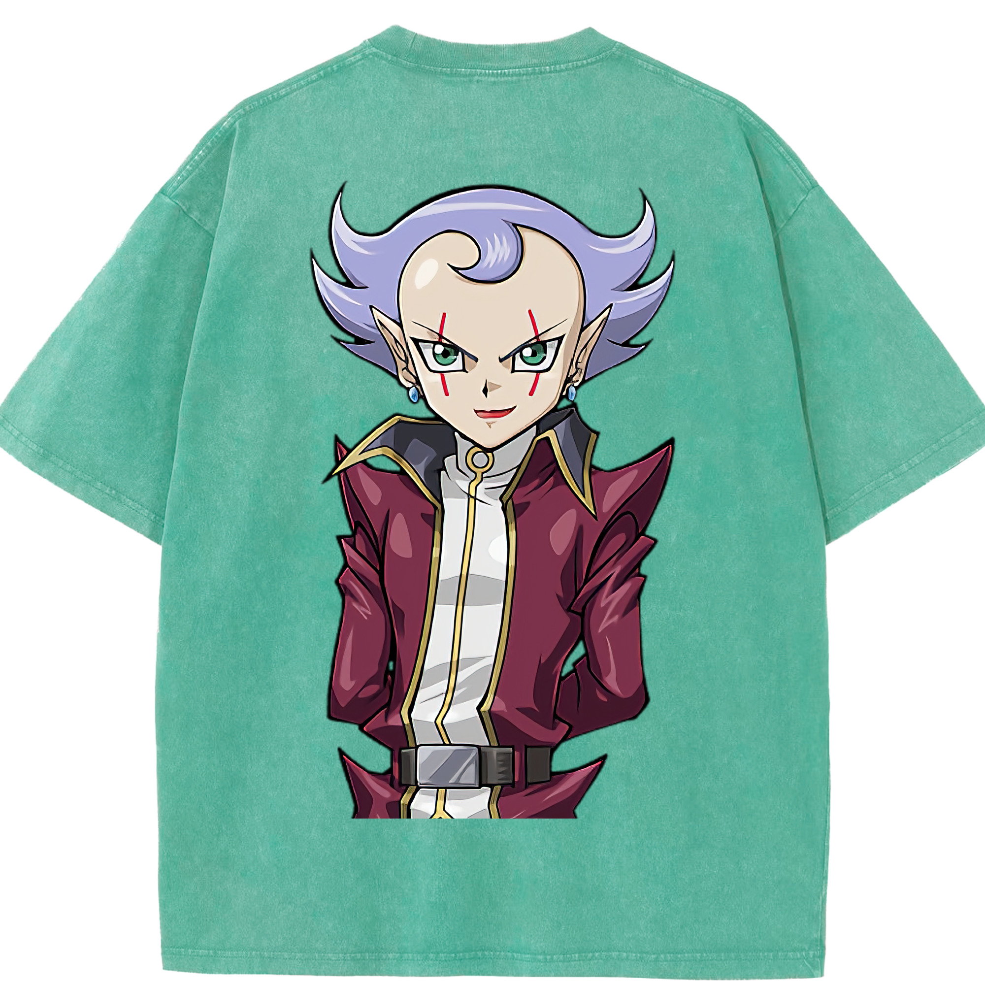 （画像用） 遊☆戯☆王 Yu-Gi-Oh! 綿100% ヴィンテージ風 半袖Tシャツ（背面プリント）